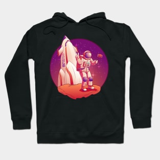 Astronaut Chilling on the Moon Hoodie